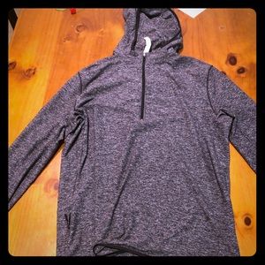 Lululemon Grey Charcoal Light Hoodie exercise